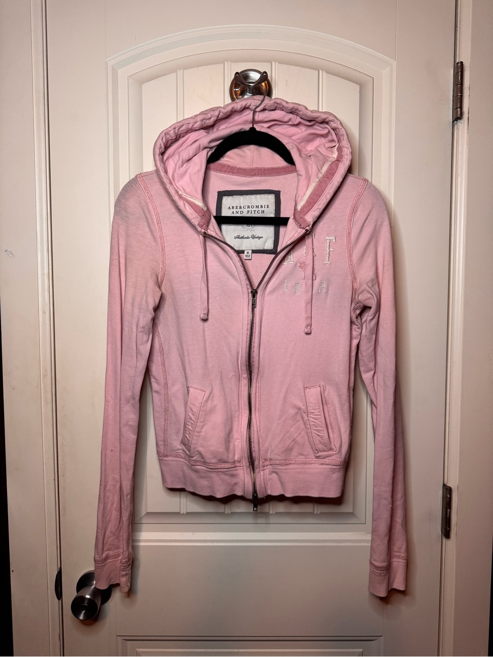 Abercrombie & Fitch Light Pink Zip Hoodie